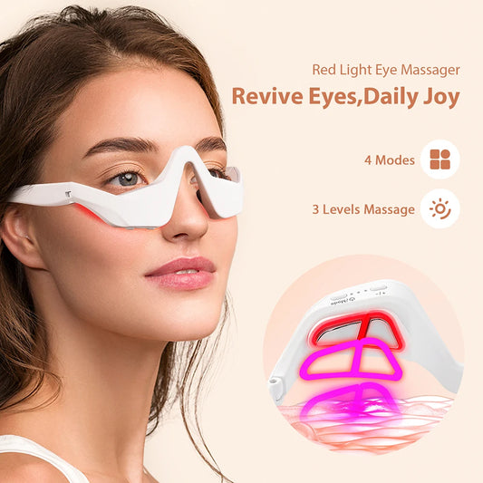 Under Eye EMS+Red Light Therapy glasses